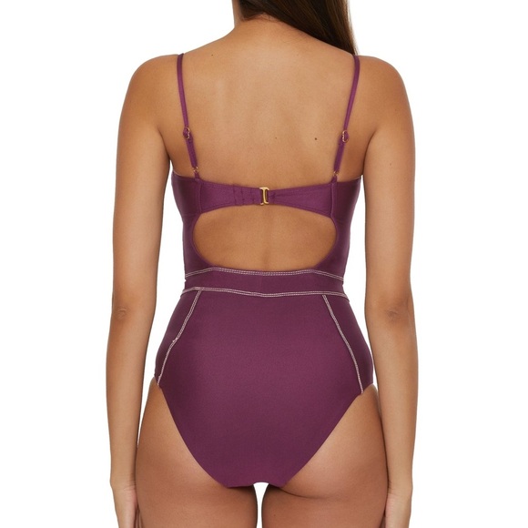 NWOT Becca Color Sheen One Piece Swimsuit - Picture 3 of 11